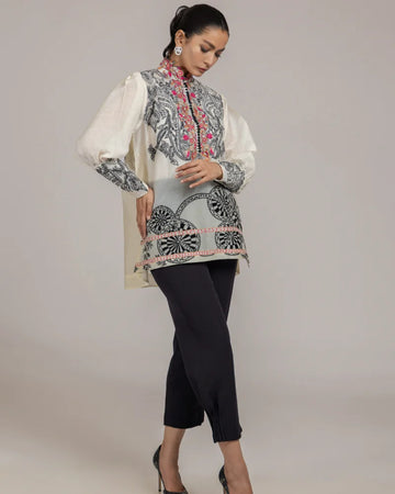 Soha Monochrome - Fuchsia Top