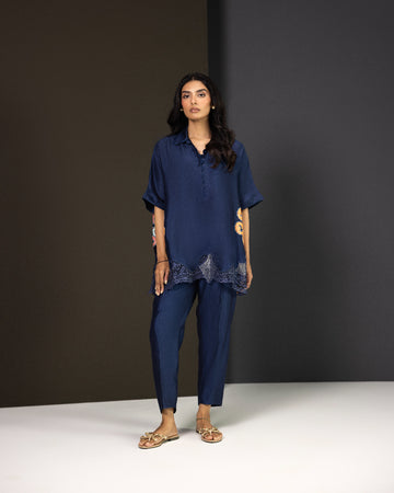 Blossom Navy Blue