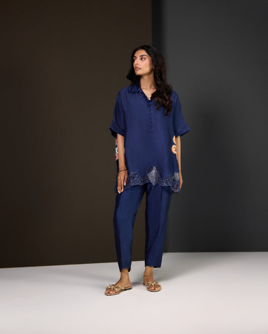 Blossom Navy Blue