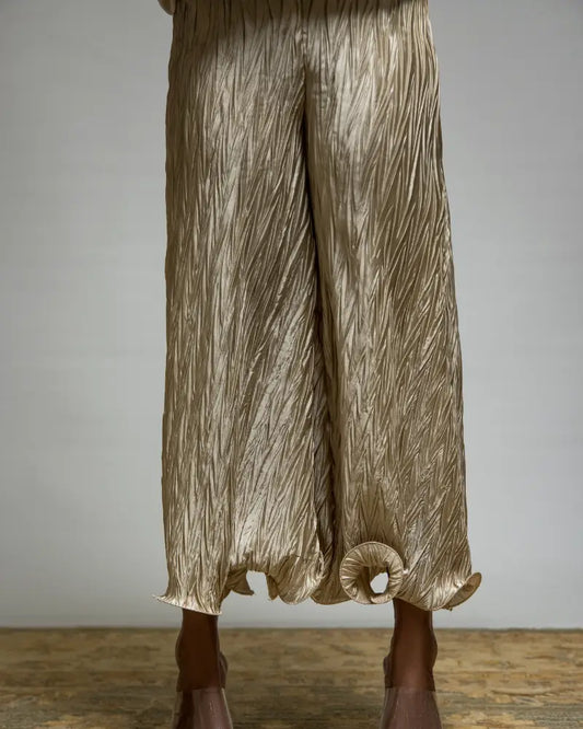 Silk Crushed Culottes